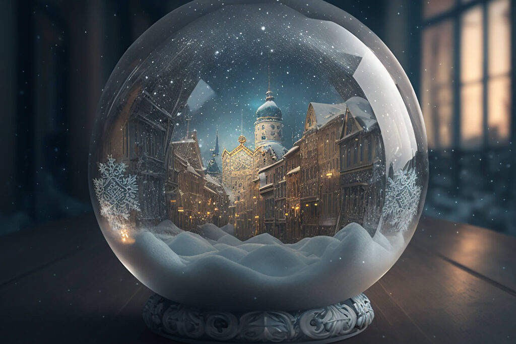 Моя скляна різдвяна куля